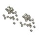 thumbnail image 1 of 2x 20 piezas al por mayor de Buda, pequeñas de metal espirituales, espaciador de 10x7mm para joyas, Baoblaze Abalorios de plata tibetana, 1 of 8