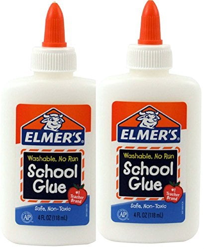 School Glue Stick, 0.77 oz, Applies Purple, Dries Clear, 6/Pack