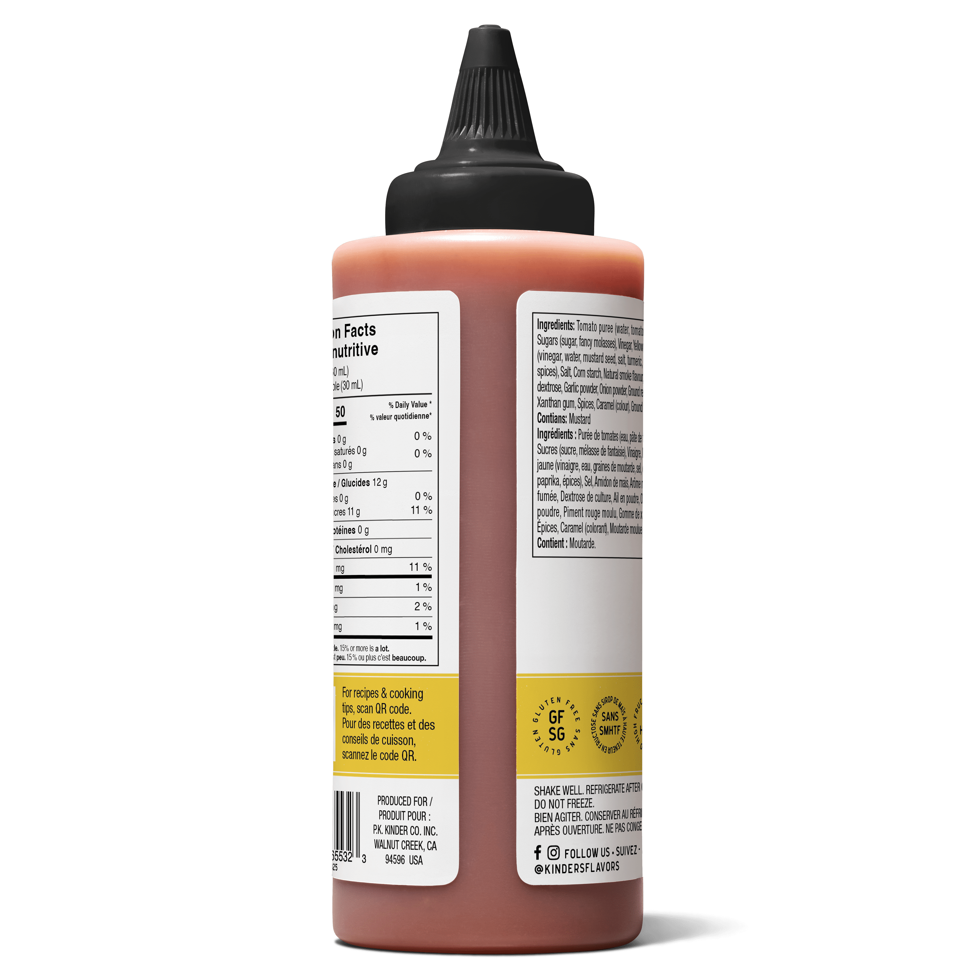 Kinder's Gold BBQ Sauce 367ml, Kinder's BBQ Gold