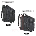 thumbnail image 3 of GZ XINXING 64L Large 3 day Molle Assault Pack Military Tactical Army Backpack Bug Out Bag Rucksack Daypack (Black), 3 of 5