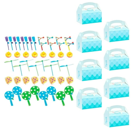 Mermaids Under the Sea Filled Favor Box Kit (For 8 Guests)