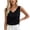 Black-1, variant on Women's Silk Satin Camisole Tank Tops V Neck Dressy Casual Sleeveless Blouse Summer Business Work Shirt Going Out Top