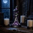 thumbnail image 4 of Halloween Witch Statue 6" Resin Gothic Figurines Bookshelf Desktop Decor Ornament, 4 of 7