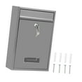 thumbnail image 4 of Buzón de Correo Strade Fareast Limited Metal Con Cerradura, 4 of 8