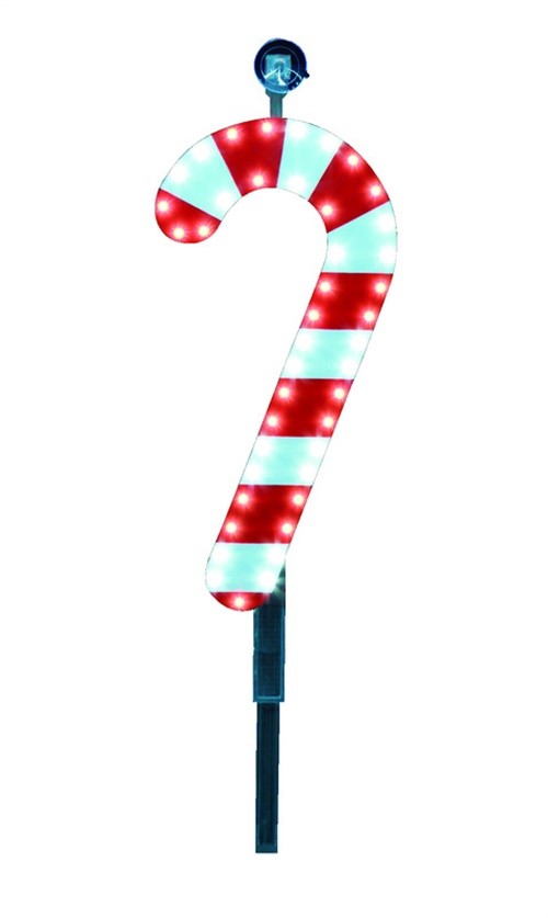 Santa's Best LED Red/White Candy Cane Christmas Decor