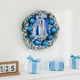 thumbnail image 4 of Christmas Flocked Blue Ball Garland Window And Fireplace Christmas Decorations, 4 of 6