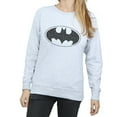 thumbnail image 3 of DC Comics Womens Batman One Colour Logo Sweatshirt, 3 of 5