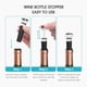 thumbnail image 2 of Juego de tapones para botellas de vino Mafiti Wine Saver Pump de silicona (paquete de 4), 2 of 6