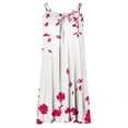 thumbnail image 5 of Odbmxy Mini Dresses for Women Plus Size Sleeveless Sundress Women's Plus Size Dresses Floral Relaxed Fit Beach Tank Dresses,Pink M, 5 of 5