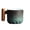 green, variant on Vikakiooze Ceramic Tea Mug,Wooden Handle Ceramic Coffee Mug,Retro Tea Mug Cups,Tea Cup for Steeping,Tea Lover,Gift,Home,Office