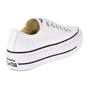 Converse Womens Chuck Taylor All Star Lift Sneakers, White/Black/White, 5 Medium US