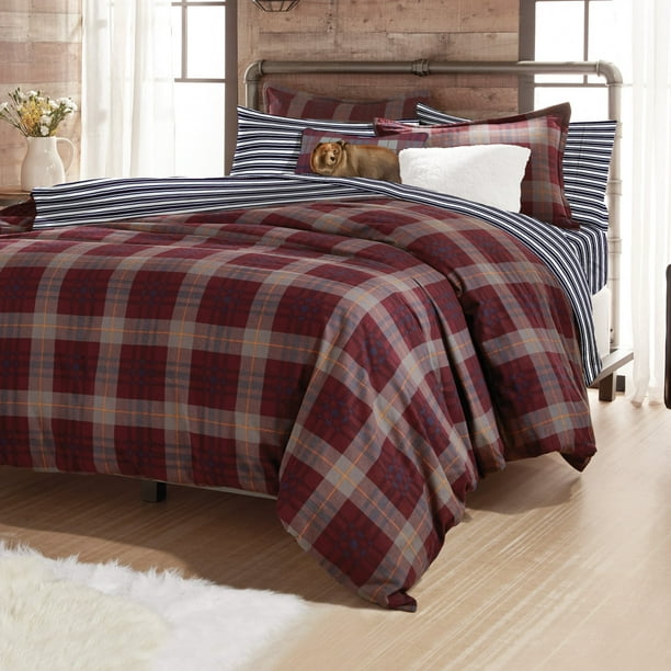 Canyon Plaid Comforter Set by G.H. Bass - Walmart.com ...