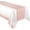 Rose Gold White, variant on 3 Pack Rose Gold Foil Party Tablecloths 54 x 108 Inch, Disposable Rectangle Table Cover for Birthday, Wedding, New Year, Valentine's Day, Party Supplies