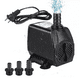 thumbnail image 1 of Bomba De Agua Mini Sumergible Acuario Fuente 2m  NEGRO, 1 of 5