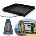thumbnail image 2 of Upgraded Portable Shower Pan,2-in-1 Foldable Camping Shower Base with Drain Pipe,Outdoor Shower Base,Camping Shower Mat for Camping, RV, Outdoor, Indoor and Portable Shower Stall, 2 of 7