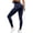 Blue, variant on Women's High Waisted Cargo Leggings with Pockets Stretchy Workout Athletic Pants