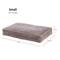 thumbnail image 7 of Happy Hounds Buster Rectangle Pillow Style Dog Bed, Smoke, Small (36 x 24 in.), 7 of 7