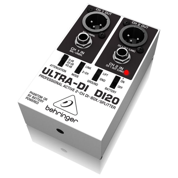 Behringer Caja Directa Profesional 2 Canales Di20 Behringer DI20