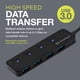 thumbnail image 4 of Hub USB 3.0 con puerto Knox Gear 4 para ordenador portátil Mac, PC, PS4, Xbox, 4 of 9