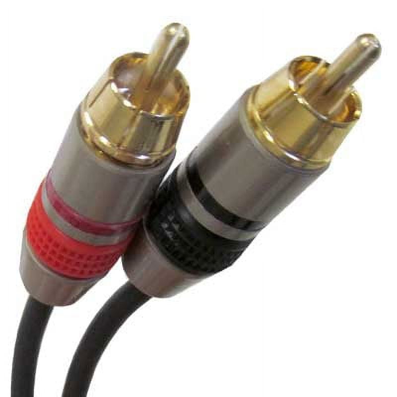 Seismic Audio  Pair of Dual XLR Male to Dual RCA Male 5' Patch Cable Patch Cable - SAXFRM-2x5-2Pack