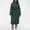 Green, variant on EGNMCR Womens Plaid Shacket Jacket, Long Sleeve Button Down Fleece Hooded Jackets, Warm Coat Womens Winter Clothes Plus Size Warm Lapel Leather Cotton Coat Long Sleeve Jacket Women Coat