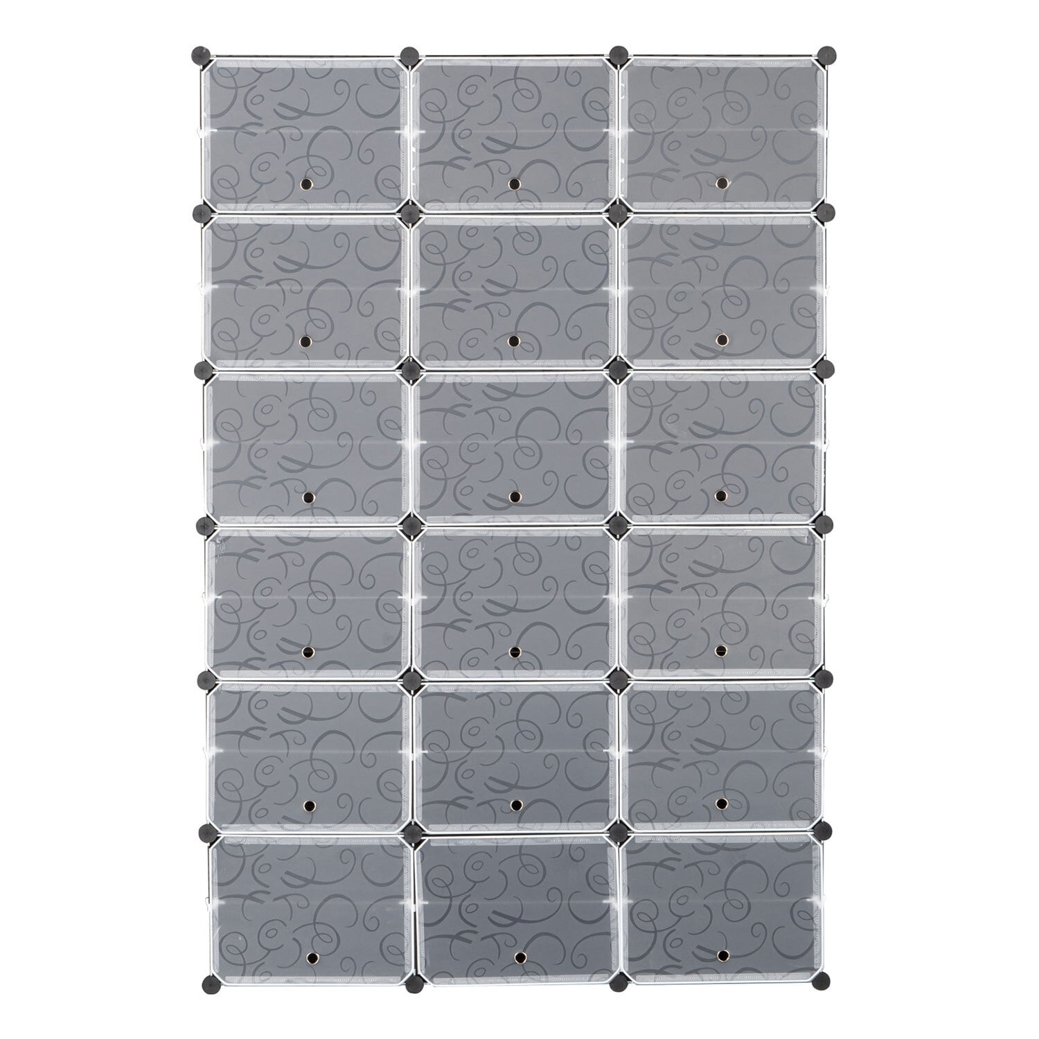 Oufan Portable Shoe Rack Organizer, 72 Pairs Covered Shoe Rack Shoe Organizer for Closet Entryway 12-Tier Shoe Storage Cabinet Space Saver Closed Shoe Organizer Cabinet with Doors