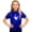 Blue, variant on Kids Boys Girls Metallic Shiny T-Shirt Short Sleeve Loose T Shirts Jazz Hip Hop Dance Tops
