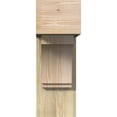 thumbnail image 2 of Ekena Millwork 8"W x 22"D x 22"H Imperial Block Rough Sawn Bracket w/ Offset Brace, Douglas Fir, 2 of 25