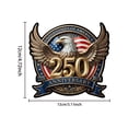 thumbnail image 3 of America 250th Anniversary Car Window Decal Sticker - Patriotic USA 250th Anniversary Merchandise, 13x12cm Vinyl Decal for Independence Day, 10pcs, 3 of 9