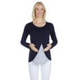 thumbnail image 6 of LVMA3510 - Women Long Sleeve Nursing Maternity Blouse, 6 of 8