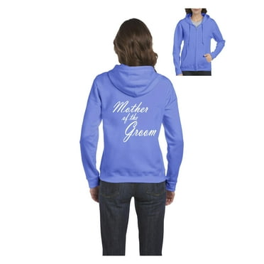 Women's Sweatshirt Full-Zip Pullover - Mother of The Groom