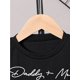 thumbnail image 4 of Camiseta de verano para niños con un diseño suave y transpirable que presenta un patrón de choque de puños para papá e hijo., 4 of 7