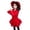 1-332Red1156, variant on HAYIMI Toddler Kids Baby Girls Knitted Sweater Dress Winter Crochet Tulle Ruffle Hem Tutu Dress Warm Party Fall Winter Long Sleeve O-Neck Tops
