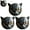 3pcs, variant on LBDOUNY Luxury Black Cat Stone Sculpture – Elegant Home Décor & Gift-Ready Art Piece, Handcrafted Mini Statue(1Pc)