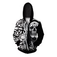 thumbnail image 2 of Sudadera con capucha y estampado de calaveras, cómoda y elegante, nueva, con cremallera, moderna y versátil, para hombre, 2 of 5