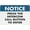 Warning Sign 3, variant on Notice Please Wipe Down Your Work Area Regularly Red Sign Safe Sign, Signs Outdoor, 8"x12", Sign For Home, Business, Driveway Alert