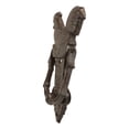 thumbnail image 4 of Cast Iron Metal Rustic Farmhouse Rooster Chicken Door Knocker With Strike Plate, 4 of 6