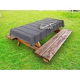 thumbnail image 1 of Anchor Outdoor Tablecloth, Wooden Anchor with the Rope on the Wall Antique Navy Nature Adventure Themed Artwork, Decorative Washable Fabric Picnic Table Cloth, 58 X 84 Inches,Brown, by Ambesonne, 1 of 2