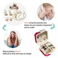 thumbnail image 4 of Ink plant Travel Portable Square Jewelry Display Necklace Organizer Storage Box, 4 of 6