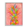 thumbnail image 5 of Stupell Industries Vibrant Pineapple Fruit Fun Pink Blue Yellow Grey Framed, 16 x 20, Design by Elvira Errico, 5 of 5