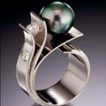 thumbnail image 2 of Opolski Fashion Women Faux Pearl Geometric Finger Ring Wedding Engagement Jewelry Gift, 2 of 6