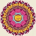 thumbnail image 3 of CafePress - Mandala Cats T Shirt - Men's Classic Graphic T-Shirt, 3 of 4