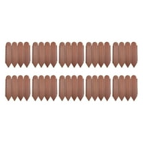 MOQIN 8.6 in Tall Black Garden Edging Borders,6.6Ft No Dig Landscaping Edging, 4 Pcs Plastic Interlocking Decorative Garden Fences Edging, Lawn Edge Flower Bed Border for DIY Patio Walkways Yard