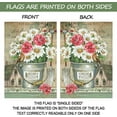 thumbnail image 3 of Daisies Floral Flowers in Bucket Decoration Spring Birdhouse Farmhouse House Flag Outdoor Yard Flag 28" x 40", 3 of 6