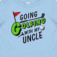thumbnail image 4 of Inktastic Going Golfing with My Uncle Kids Golf Boys or Girls Baby T-Shirt, 4 of 5
