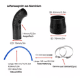 thumbnail image 4 of Filtro Universal De Alto Flujo + tubo De Entrada + Turbina NEGRO, 4 of 5