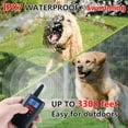 thumbnail image 5 of Paipaitek No Shock Dog Training Collar with Remote, 3300ft Range, Vibrating & Waterproof, 5 of 11