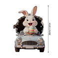 thumbnail image 3 of zhangmingg Adorable Rabbit Wall Decals for Easter Home Kids Room Party Background Sticker Art, 3 of 6