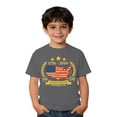 thumbnail image 2 of CCRFTGI 250th Anniversary Usa Shirt for Kids Boys Girls Size 7 Patriotic Casual 4th Of July 1776-2026 American Flag Striped Tshirt Freedom Summer Tops Festival Tee Tops Dark Gray 12-13 Years, 2 of 4