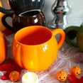 thumbnail image 3 of jesticaly Pumpkin Cup, Cute Cup, Large Smooth Surface, Clean, Suitable Festival white 401-500ml, 3 of 6